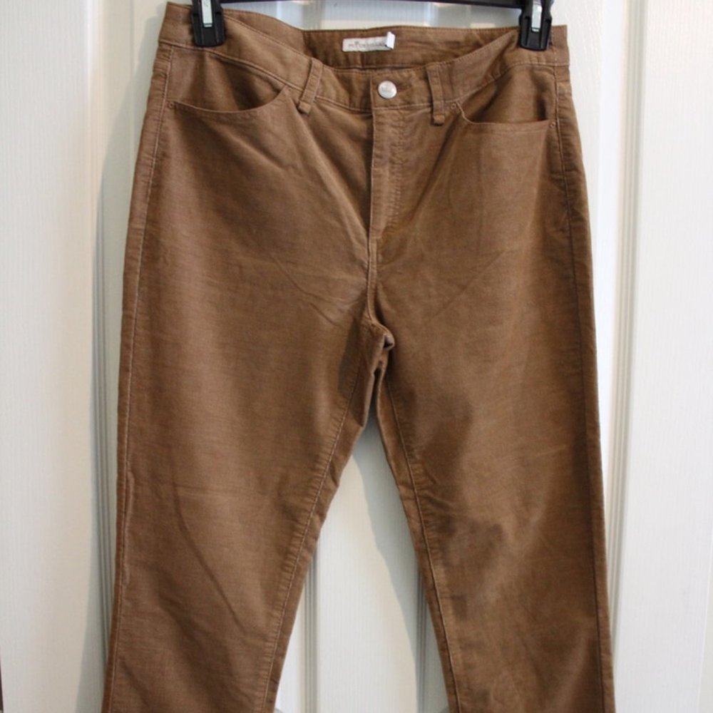 Peter Millar Women's Corduroy Straight Leg Pants (Size 8)